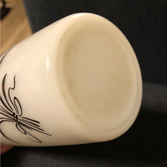 4 VTG Hazel Atlas Milk Glass Farmhouse Wheat Design Tumblers Drinking Glasses - Picture 8 of 10